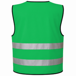 Refleksvest til voksne i Paramedic Green farve, bagside