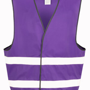 Refleksvest med tryk, Purple