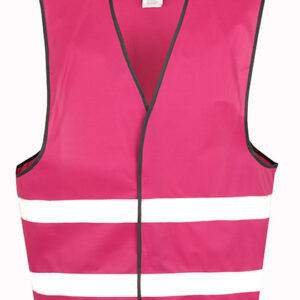 Refleksvest med tryk, Raspberry