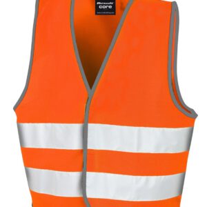 Refleksvest børn, Fluorescent Orange